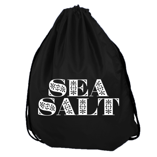 Polyester Value Drawstring Bag With Black Rope - Image 2