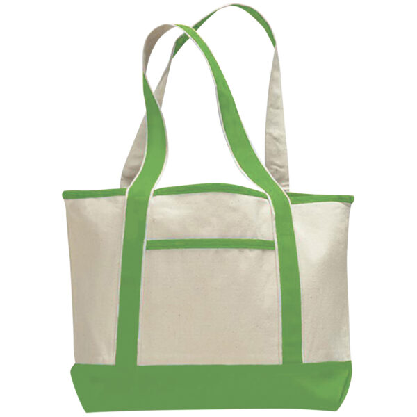 Heavy Canvas Small Front Pocket Tote Bag - Image 8