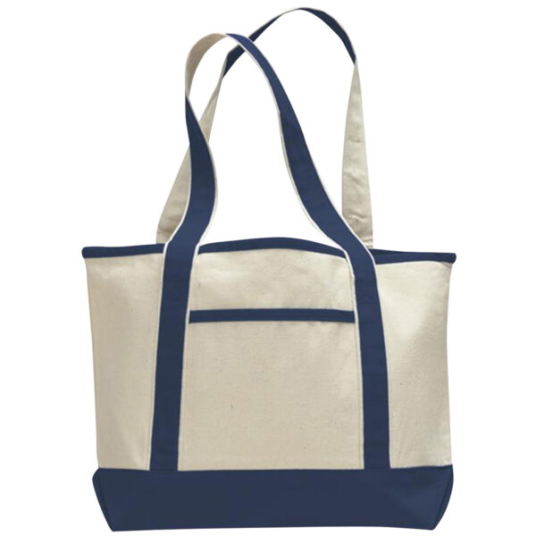 Heavy Canvas Small Front Pocket Tote Bag - Image 5