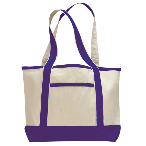 Heavy Canvas Small Front Pocket Tote Bag - Image 4
