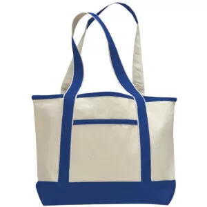 Heavy Canvas Small Front Pocket Tote Bag