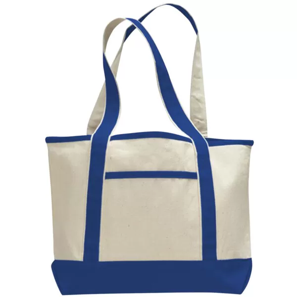 Heavy Canvas Small Front Pocket Tote Bag