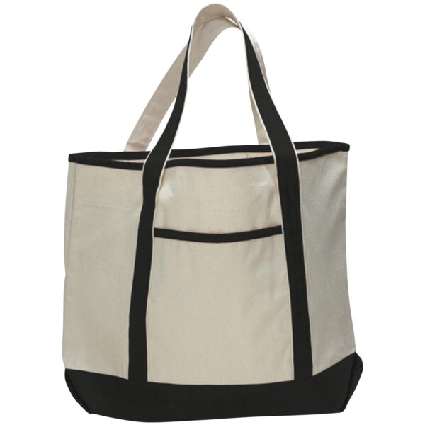 Heavy Canvas Large Front Pocket Tote Bag - Image 8