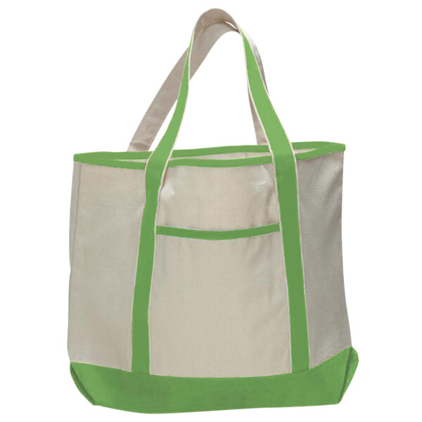 Heavy Canvas Large Front Pocket Tote Bag - Image 6