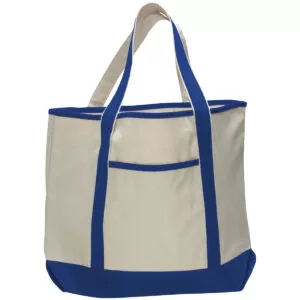 Heavy Canvas Large Front Pocket Tote Bag