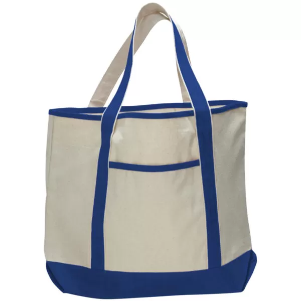 Heavy Canvas Large Front Pocket Tote Bag
