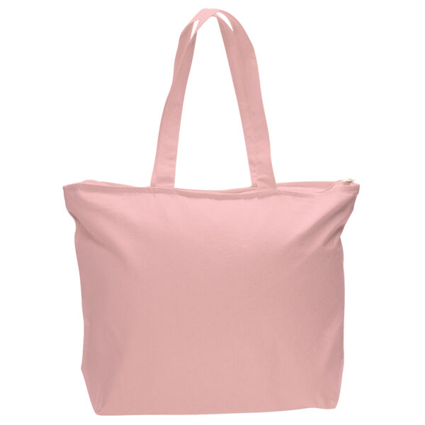 Canvas Zipper Tote Bag Full Color - Image 8