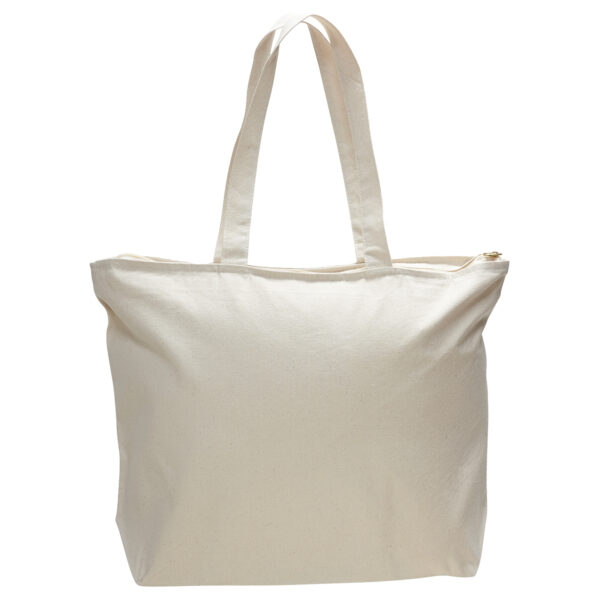 Canvas Zipper Tote Bag Full Color - Image 7