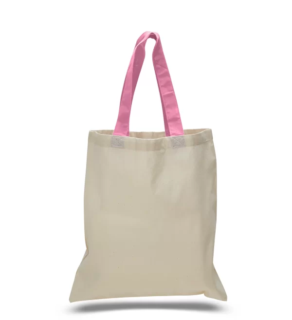 Economical Tote Bag With Color Handles - Image 2