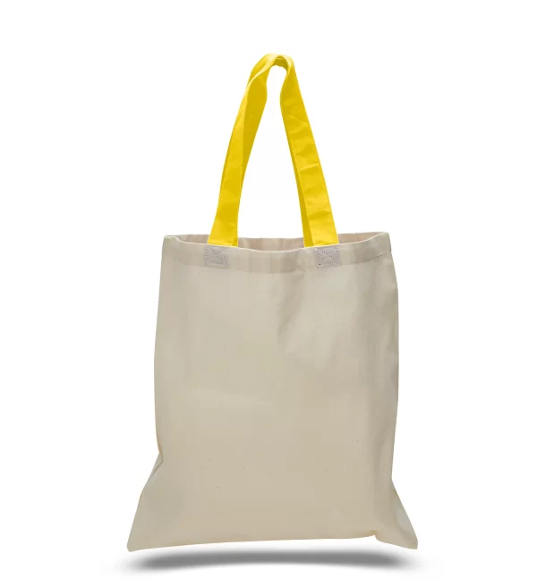 Economical Tote Bag With Color Handles - Image 4