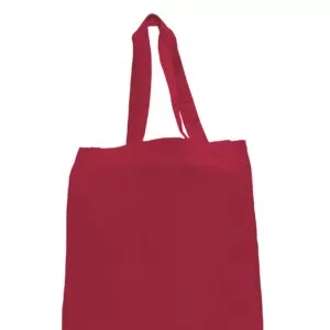 100% Cotton Sheeting. Economical Tote Bag with Bottom Gusset